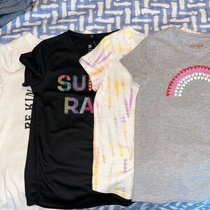 Four girls shirts.